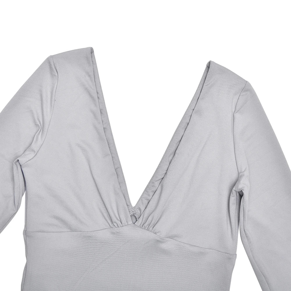 Absobe Women Sexy Deep V Half Sleeve T-shirt Backless Side Split Slim Solid Color 2026 Spring Summer Casual Top Streetwear