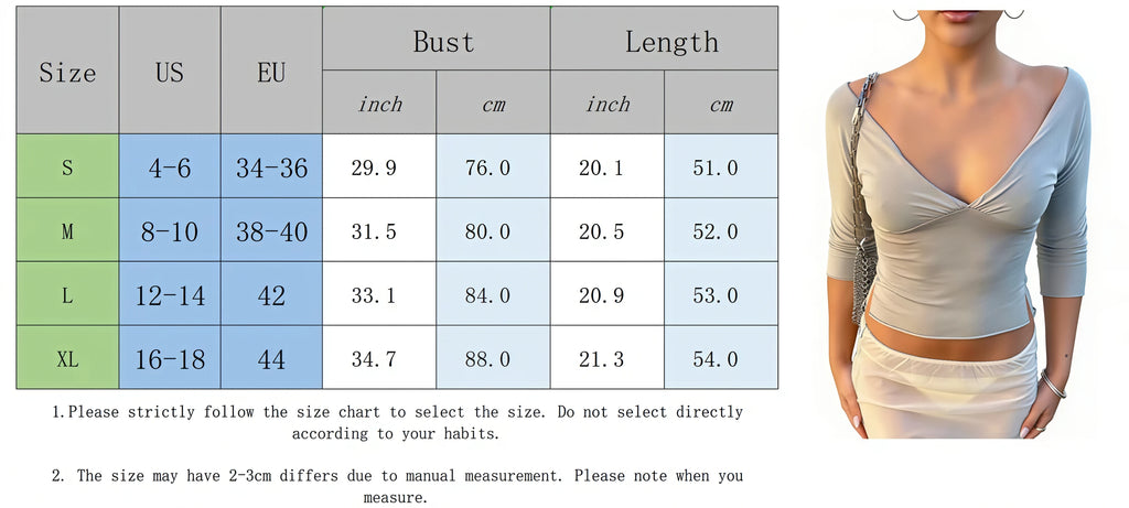 Absobe Women Sexy Deep V Half Sleeve T-shirt Backless Side Split Slim Solid Color 2026 Spring Summer Casual Top Streetwear